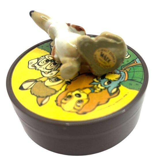 VTG WADE England Hatbox Series DACHSIE #4 from Disney's Lady and the Tramp Box - Picture 7 of 8